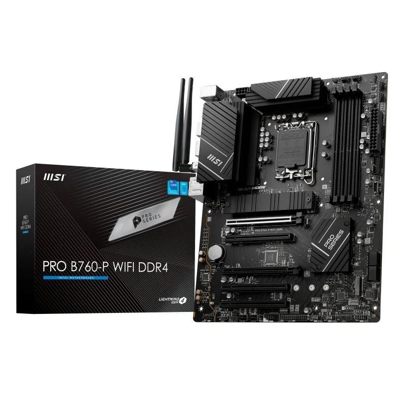 Placa Base MSI Pro B760-P WiFi ATX DDR4 HDMI + DP