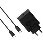 Cargador de Pared Motorola Turbopower Gan USB-C 68W 20V/3.4A Black + Cable USB-C 1M