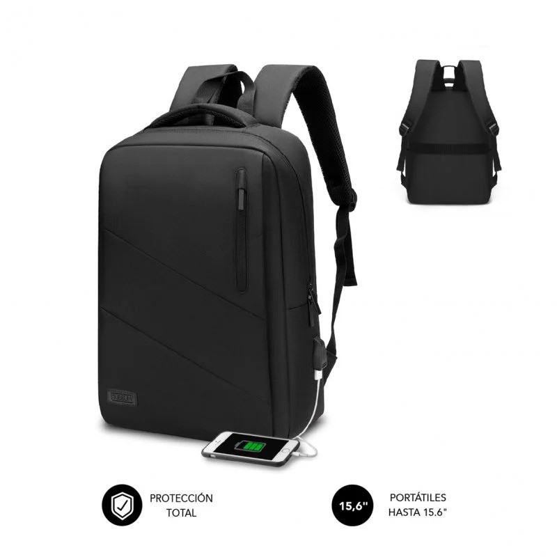 6 Carga USB Black
