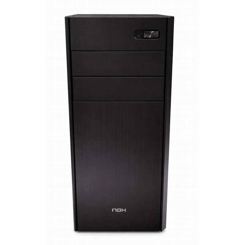 Caja Ordenador Nox Lite 010 ATX DVD Black + Fuente 500W ( con Desperfectos )