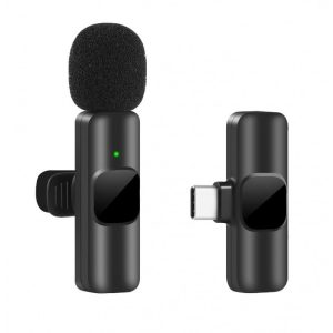 Micrófono Receptor Oneway USB C Lavalier Micrófono Pinza Wireless
