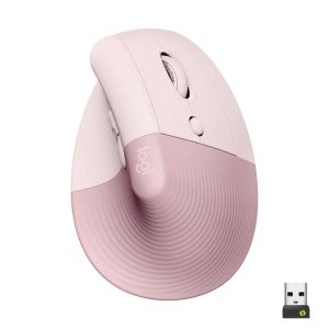 Ratón Logitech Lift Vertical Wireless Ergonomic 4000DPI 5 Botones Rose