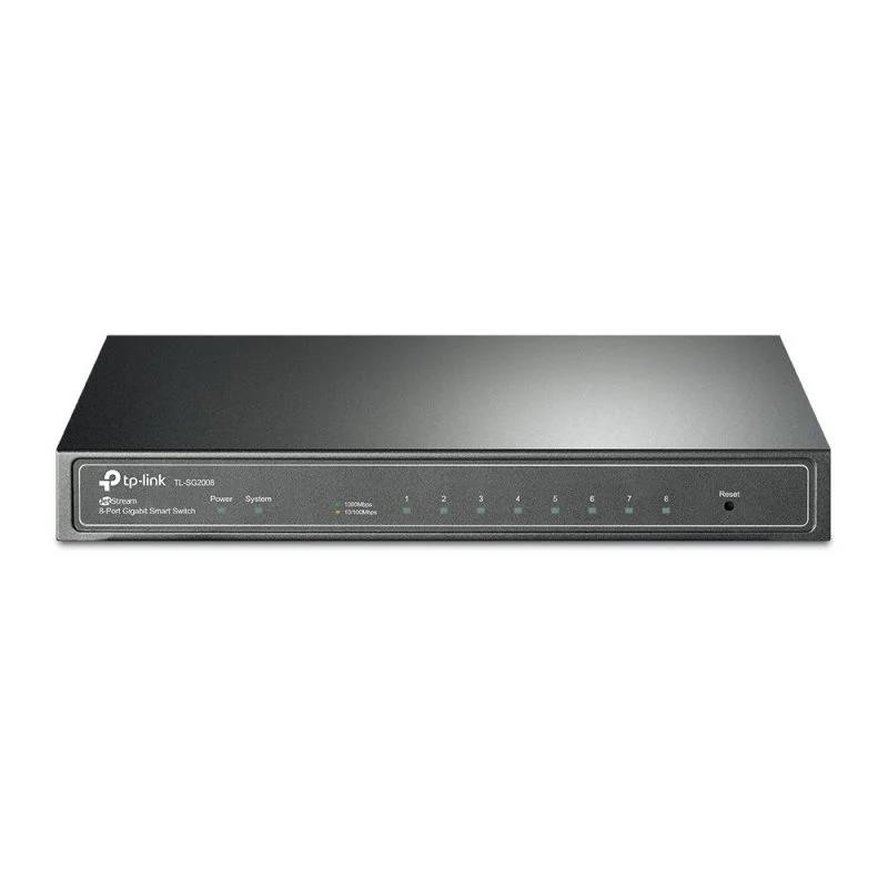 Switch TP-Link TL-SG2008 Gigabit 8 Puertos Semigestionable Switch TP-Link TL-SG2008 Gigabit 8 Puertos Semigestionable