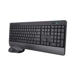 Teclado + Ratón Trust Trezo Wireless Black Eco