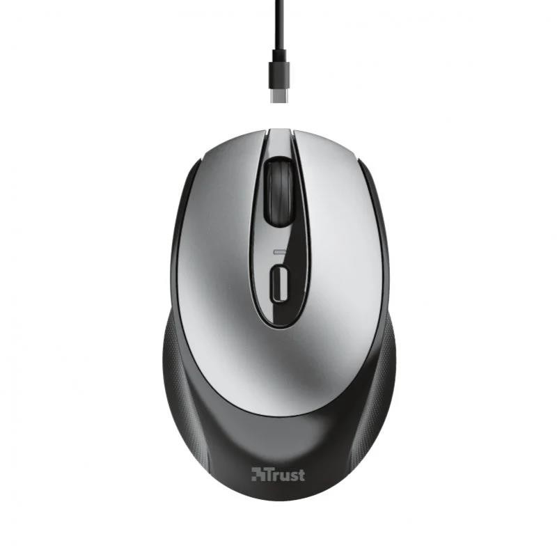Ratón Trust Zaya Recargable Wireless Black Ratón Trust Zaya Recargable Wireless Black
