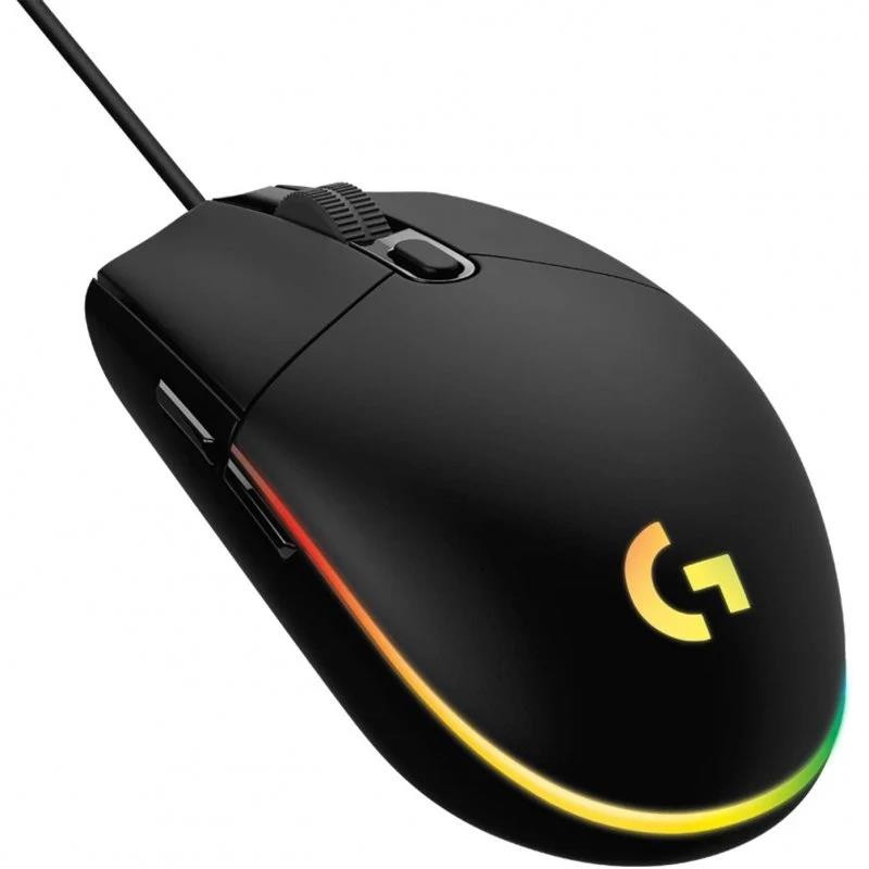 Ratón Logitech G203 Lightsync RGB USB Black