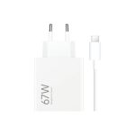 Cargador de Pared Xiaomi Hypercharge Combo 67W Usb-a + Cable White