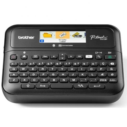 Rotuladora Electrónica Brother P-touch D610BT BT USB Black Rotuladora Electrónica Brother P-touch D610BT BT USB Black