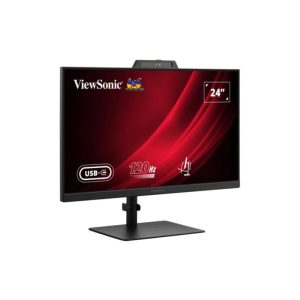 Monitor ViewSonic 24 IPS 120HZ Multim Ergonómico Webcam HDMI DP USB 5YR Gar
