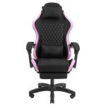 Silla Gaming Mars Gaming Mgc-x Ergonómico Reposapies Tela Pu Rose/Black