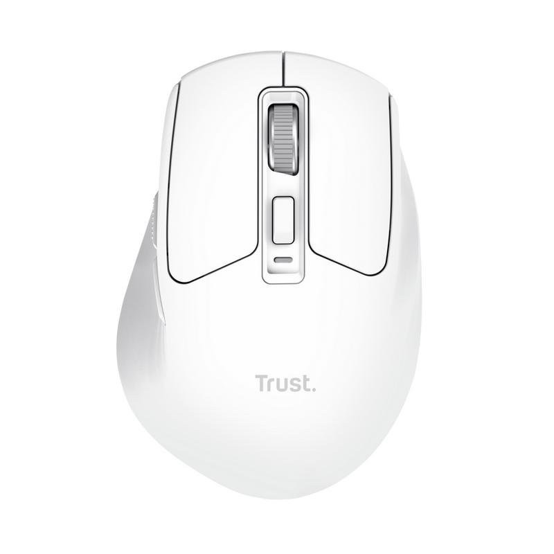 Ratón Trust Niven Wireless Recargable USB-C White Ratón Trust Niven Wireless Recargable USB-C White