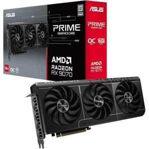 Tarjeta de Video ASUS Prme Radeon RX 9070 16GB Oc Edition GDRR6 PCIe