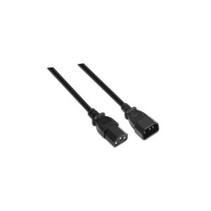 Cable Alargador Alimentación Aisens CPU Iec C13 Hembra - Iec C14 Macho 1.5M Black