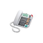 Teléfono fijo Maxcom KXT480 con cable y manos libres blanco