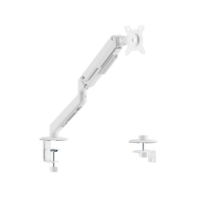 Soporte de Mesa TV/Monitor Aisens 17 - 32 1 Brazo Giratorio/Inclinable Hasta 9KG White