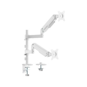Soporte de Mesa TV/Monitor Aisens 17 - 32 2 Brazos Giratorio/Inclinable Hasta 9KG White
