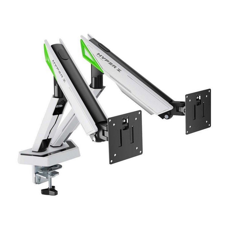 Soporte de Mesa Gaming para 2 TV/Monitor Aisens 17 - 38 2 Brazos Giratorio/Inclinable Hasta 16KG White Soporte de Mesa Gaming para 2 TV/Monitor Aisens 17 - 38 2 Brazos Giratorio/Inclinable Hasta 16KG White