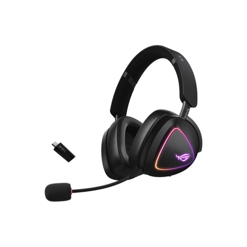 Auriculares + Micrófono ASUS Gaming Rog Delta Ii Inalámbrico Black