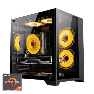 Ordenador Gaming Infinity Mini RGB R7 7700X/16G DDR5/SSD1TB NVMe/Wifi+bt/Ref.Liq/800W
