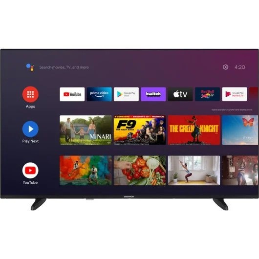 Televisor LED Daewoo 43 4K UHD USB Smart TV Android WiFi Bluetooth Chromec Televisor LED Daewoo 43 4K UHD USB Smart TV Android WiFi Bluetooth Chromec