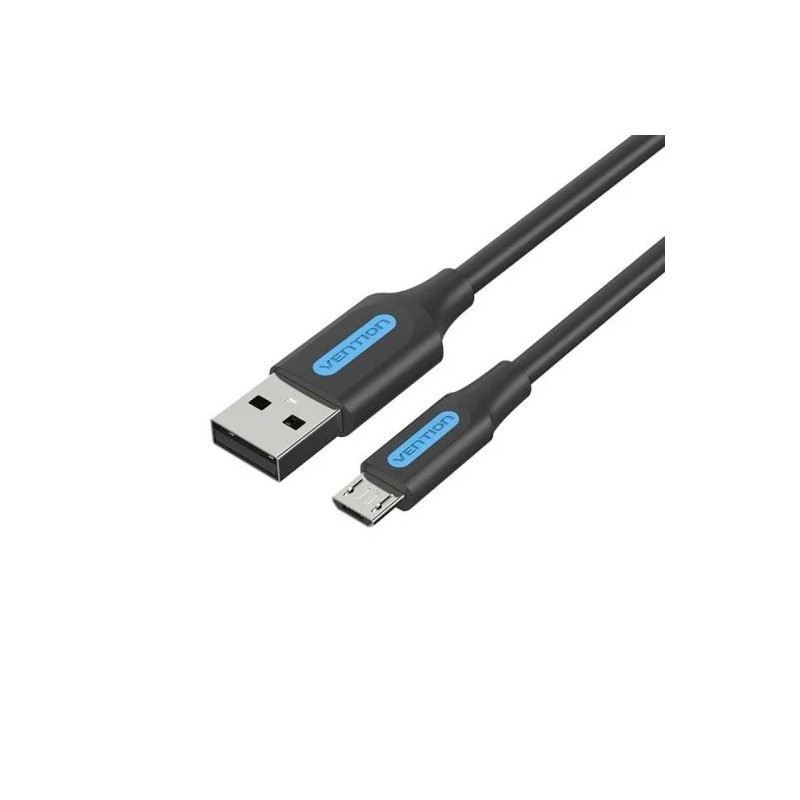 Cable Vention Usb-a 2.0 - Micro USB 60W 480MBPS 1.5M Black
