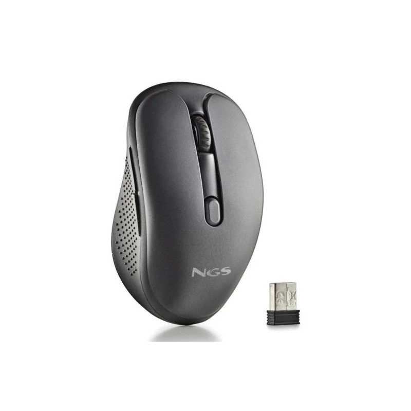 Ratón NGS Evo Spook Wireless Recargable Multimodo Black