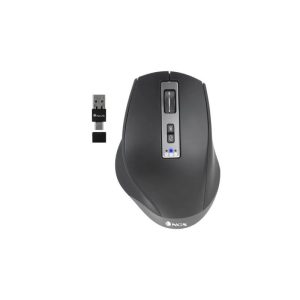 Ratón NGS Blur Wireless Multidevice Recargable LED Black