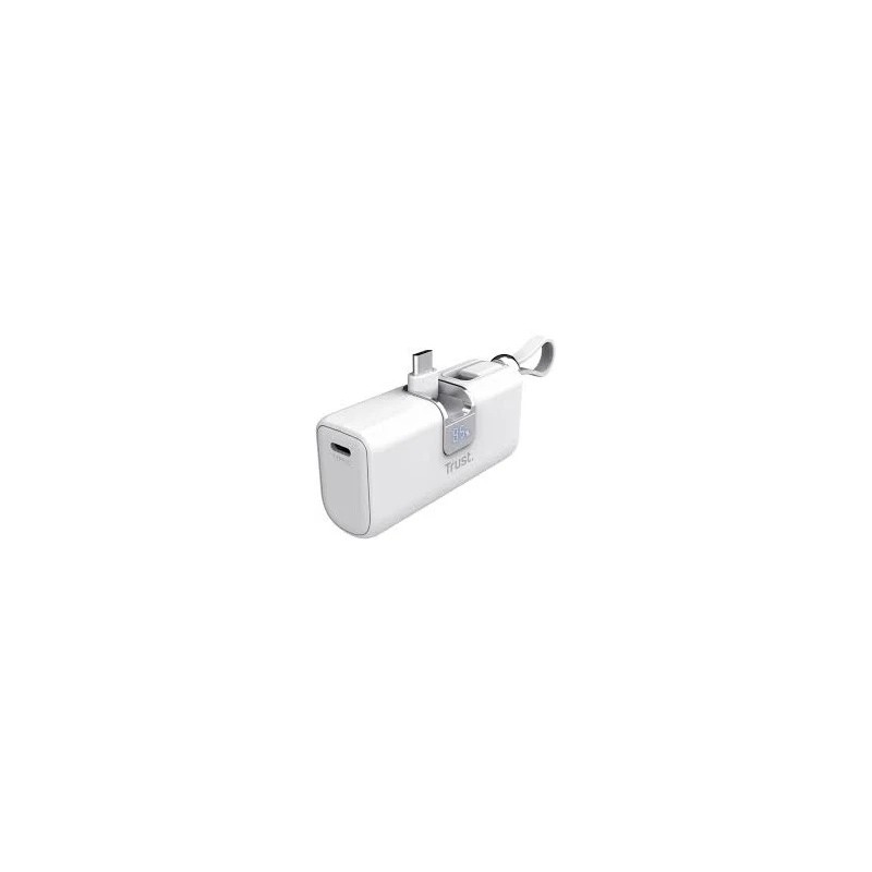 Powerbank Trust Pacto 5000MAH USB-C PD White