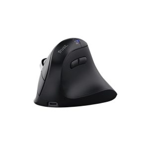 Ratón Trust Vyran Wireless Hyperscroll Ergonómico Black