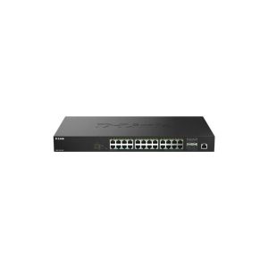 Switch D-Link Gigabit 24 Puertos 4SFP+ Poe++