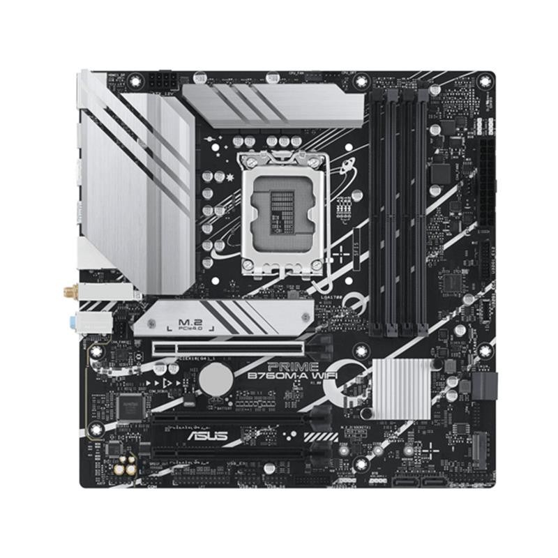 Placa Base ASUS Prime B760M-A WiFi Matx 4XDDR5 HDMI + DP Bulk Placa Base ASUS Prime B760M-A WiFi Matx 4XDDR5 HDMI + DP Bulk