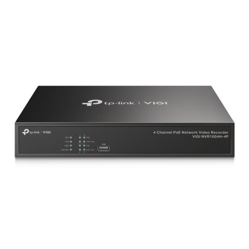 Grabador IP Nvr TP-Link Vigi 4 CH IP 1HDD H265+ PoE