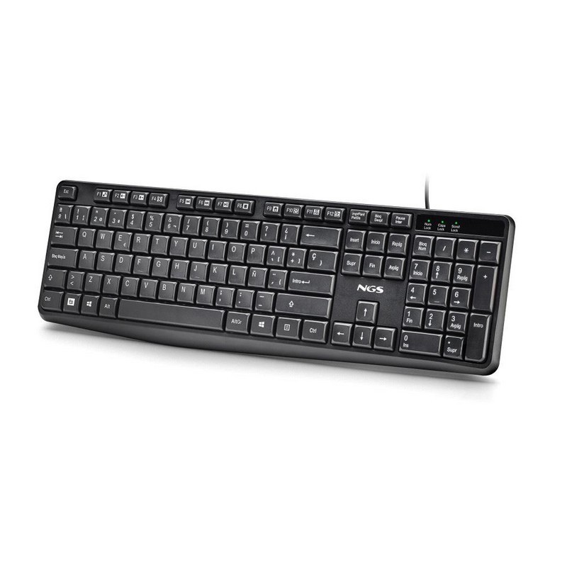Teclado NGS Funky V4 USB Multimedia Black Teclado NGS Funky V4 USB Multimedia Black