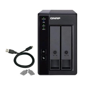 Unidad Externa Qnap 2 HDD 3.5-2.5 TR-002 USB-C