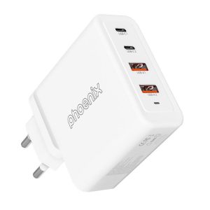 Cargador Phoenix 100W Smartphone/Portátil/Tablet 2X Usb-a + 2X USB-C