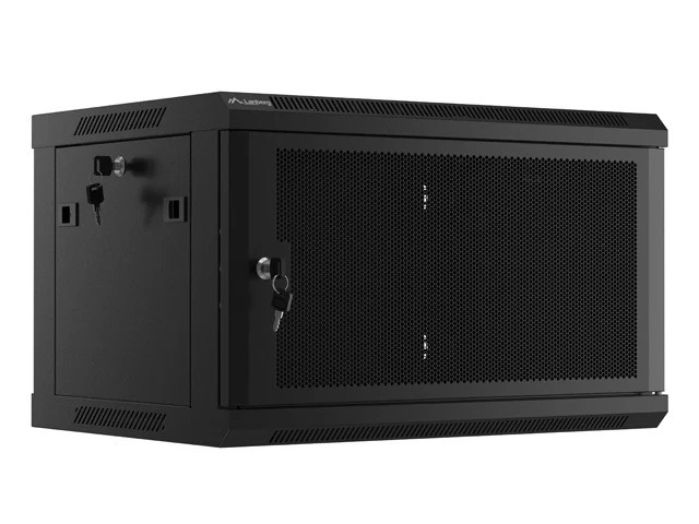 Armario Rack Lanberg Mural 19 6U 600X450 Black