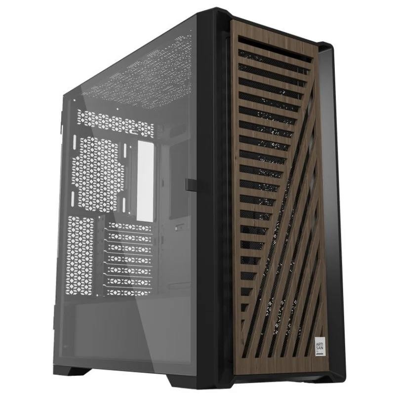 Caja Ordenador Gaming Phoenix Artisan Noble Black Frontal Madera ATX