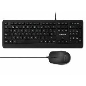 Teclado + Ratón Enterprise Pro KM102 Isle USB Black