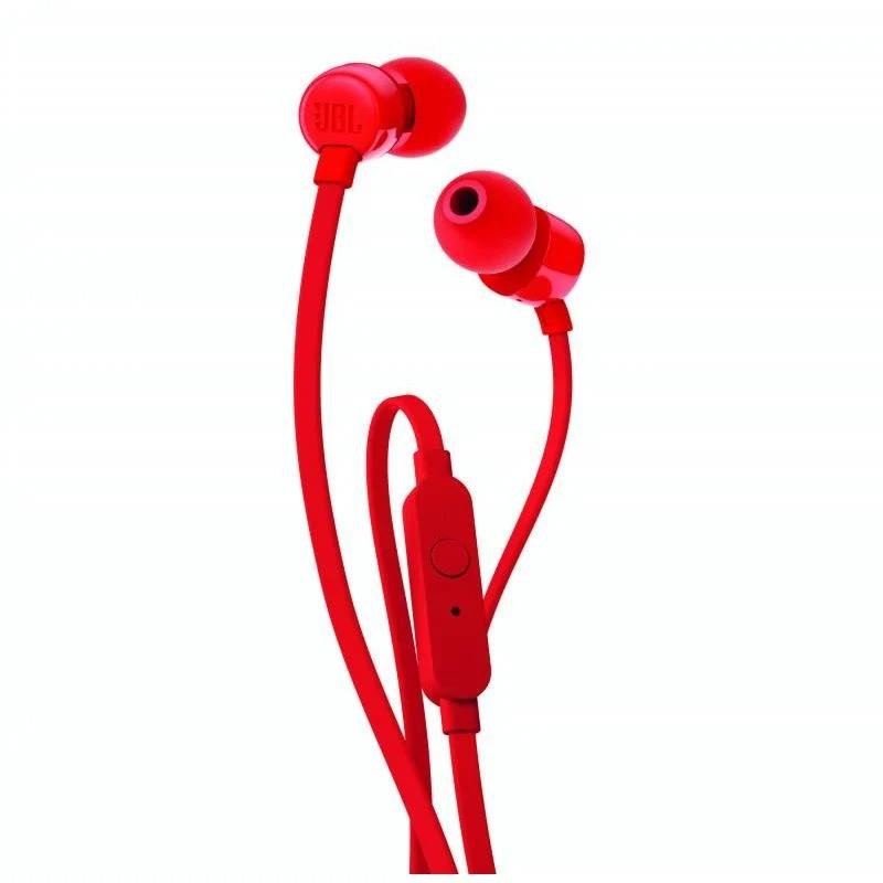 Auriculares + Micrófono JBL Tune 110 In Ear AUX Red