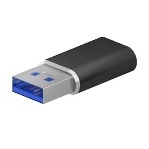 Adaptador Aisens USB 3.2 GEN2 USB-C/H a USB/M Black