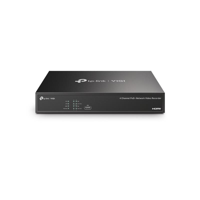 Grabador IP Nvr TP-Link Vigi 4 CH IP 1HDD H265+ PoE