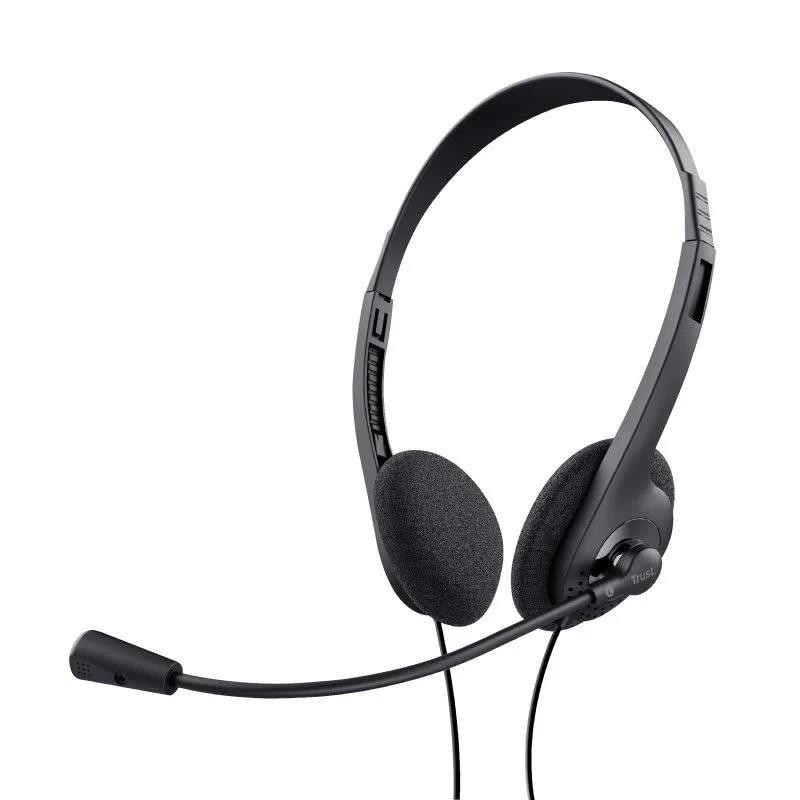 Auriculares + Micrófono Trust Chat Headset Jack