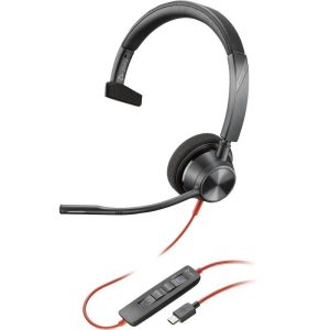 Auricular + Micrófono Poly Blackwire 3310 Monoaural USB-C Microsoft Teams
