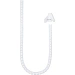 Organizador de Cable Nanocable Flexible 25MM 3M White