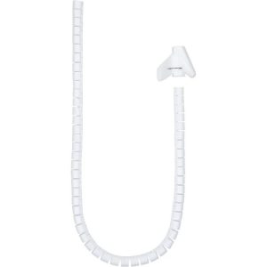 Organizador de Cable Nanocable Flexible 25MM 3M White