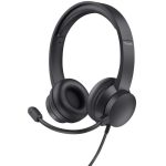 Auriculares + Micrófono Trust HS-150 Headset 3.5MM Black