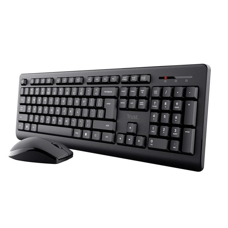 Teclado + Ratón Trust Primo Wireless Black