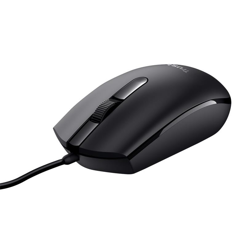 Ratón Trust Basi USB Black
