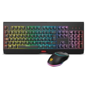 Teclado + Ratón Gaming Krom Kabala Wireless RGB Retroiluminado Black