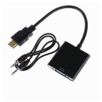 Cable Conversor Oneway HDMI a SVGA + Audio 3.5MM Black